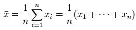 Arithmetic Mean