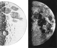 Galileo Moon Drawing