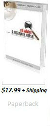 Paperback Book - How to Write a Research Paper
