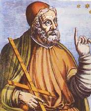 Medival ideal portrait of Ptolemy